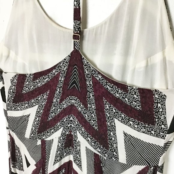 Free People Serves You Right Print Maxi Dress Black Combo NWOT - Picture 10 of 13